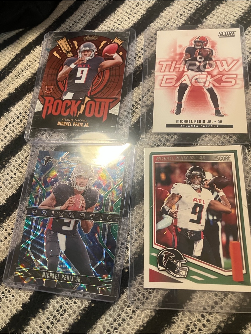 Panini Prizm Trading Card - Blue, Green, Red Accents